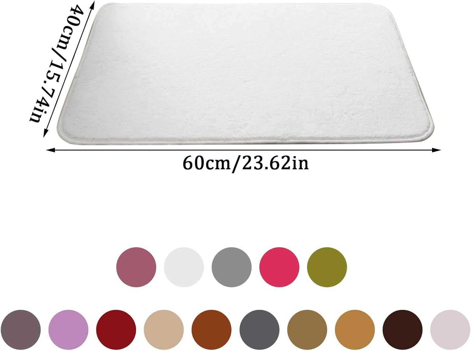 Safe bathroom rug thick soft keeps you dry cozy
