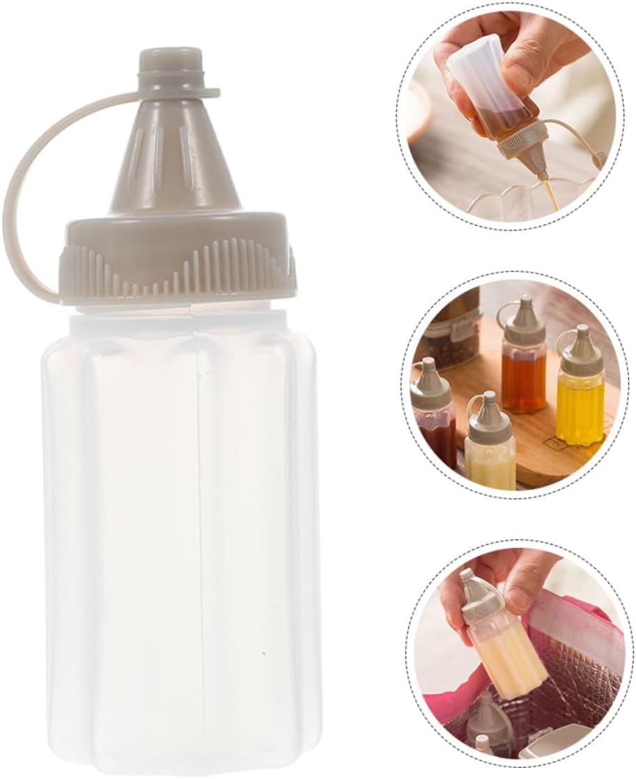 Mini Squeeze Bottles portable leakproof condiment dispensers