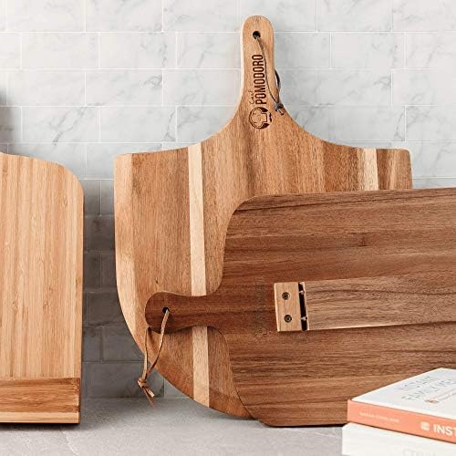 Natural Wood cookbook stand acacia wood classic design best kitchen accessory
