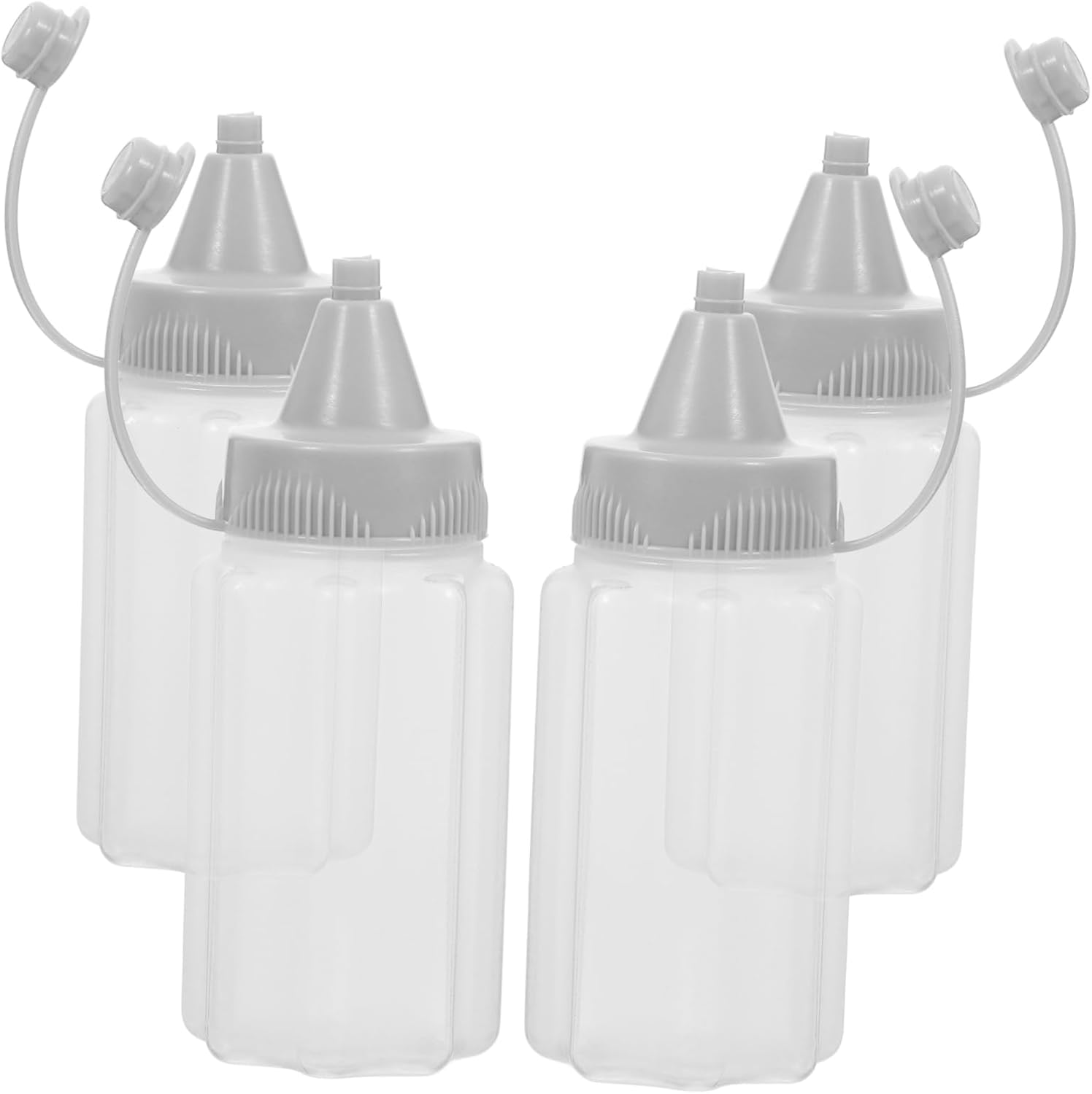 FELTECHELECTR 20 Pcs Reusable Condiment Squeeze Bottles