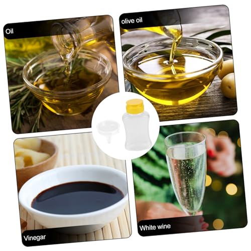 Happyyami Squeeze Honey Jar 2-Pack Leak-Proof Condiment Dispenser Easy to Use