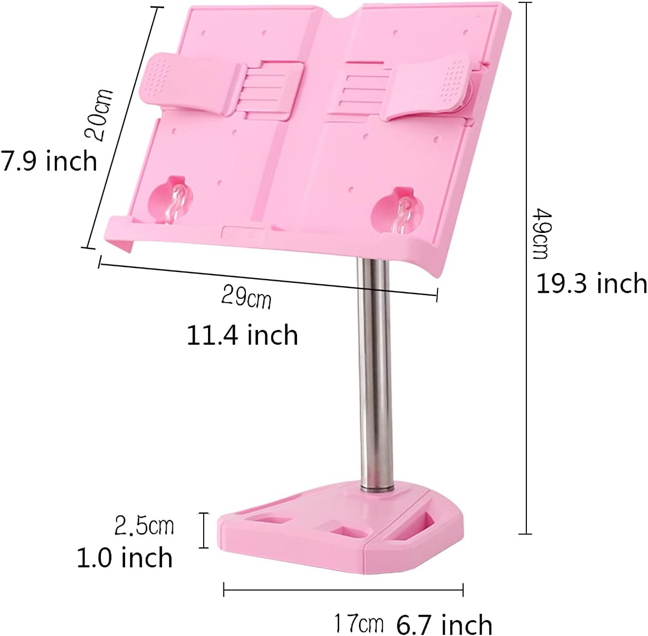 Adjustable Angle Book Stand for Kitchen Office
