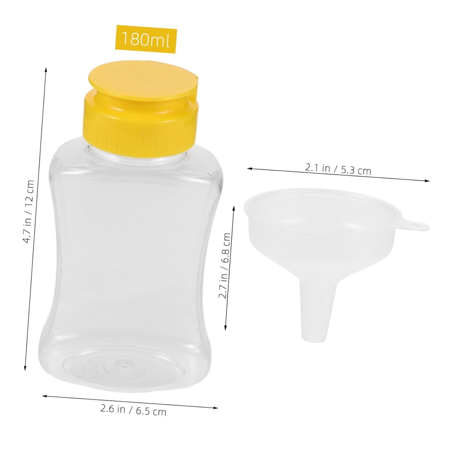Stay Organization-friendly 180ml Squeeze Bottles for Ketchup Mustard and More