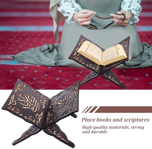 BEAHING Foldable Quran Holder Stand Black 1