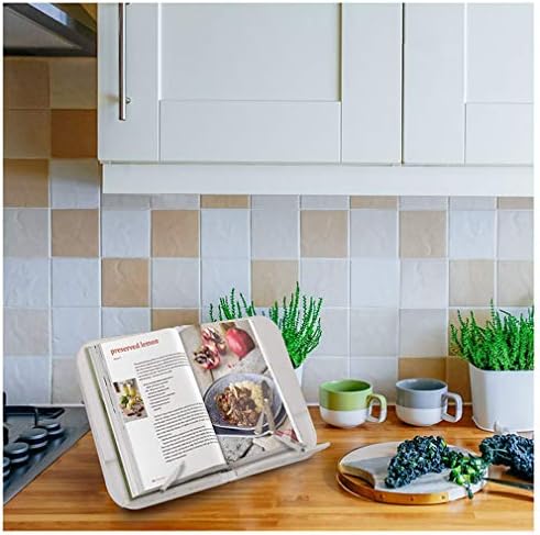 Threflyoo Ergonomic Folding Reading Stand for Cookbooks Books and Magazines