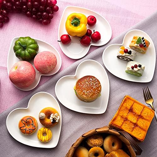 Suclain Heart Shaped Plates 12 Piece Set