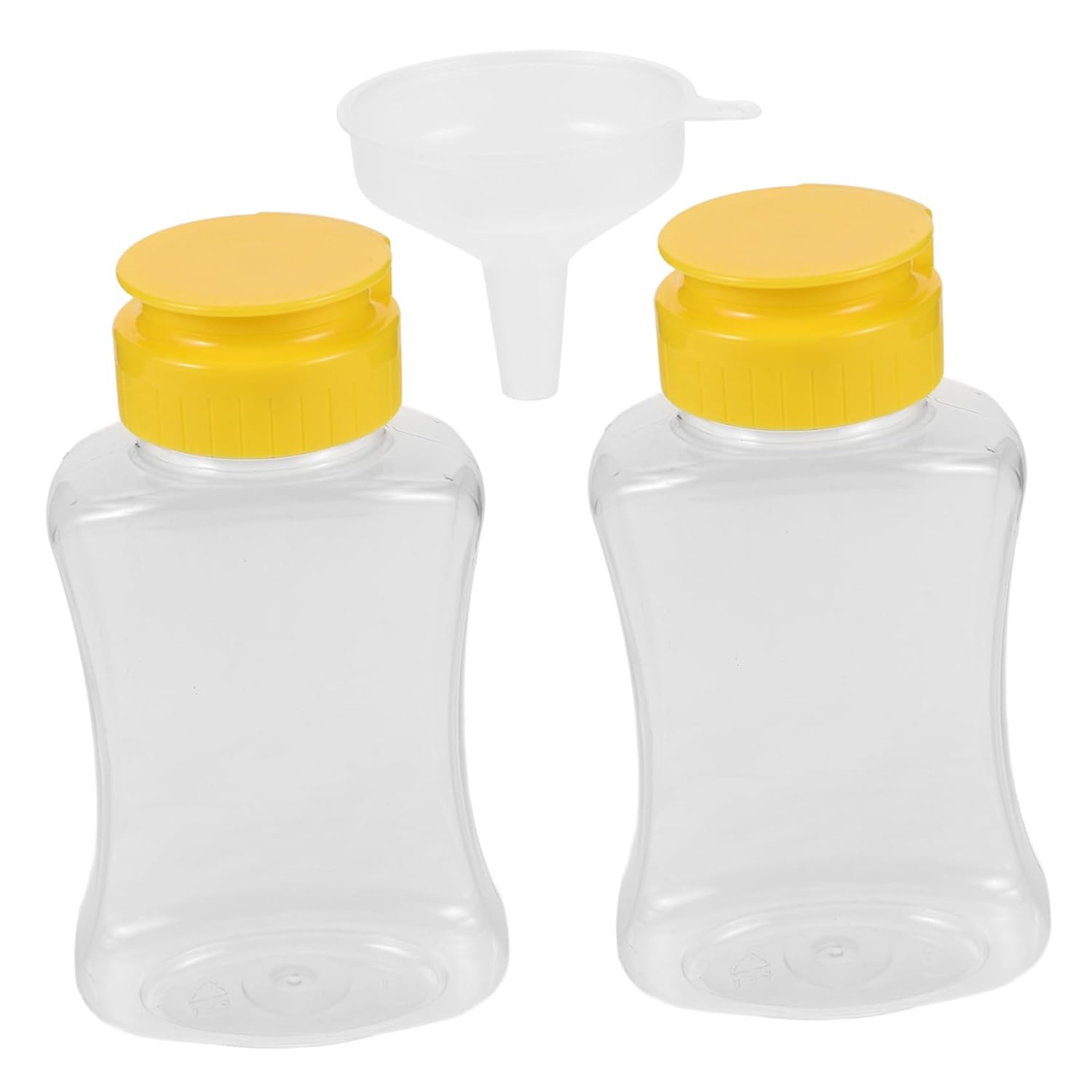 BESPORTBLE Squeeze Condiment Bottles with Funnel - 180ml Honey Dispenser