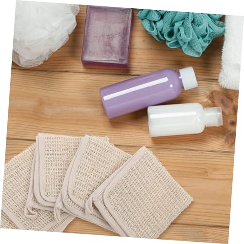Reusable Exfoliating Linen Square Bath Towel Set