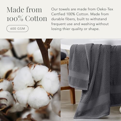 NY Loft 100 Cotton Towel Set 6 Piece
