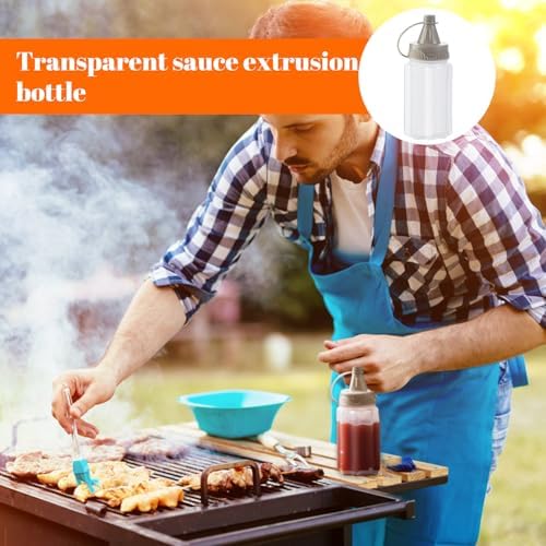 homimor 12Pack Mini Plastic Sauce Squeeze Bottles