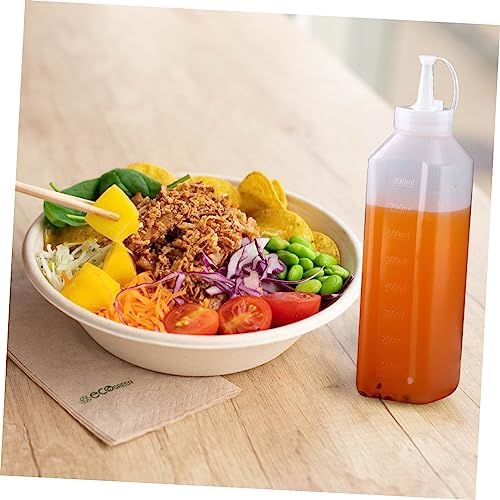Cabilock Mini Ketchup Bottles for Pack of 2 Squeeze Condiment Bottles