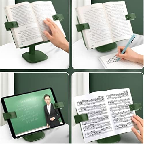 ZTHYSHXA Premium Adjustable Microfiber Book Stand Sturdy Ergonomic Design for Kitchen Reading