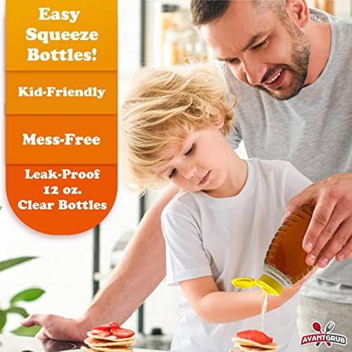 6-PK Easy-Squeeze Honey Bottles