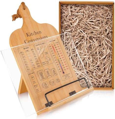 Bamboo Kitchen Stand with Protector MULTI-PURPOSE Gift for Mom
