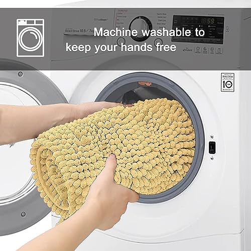 2 PIECE Bathroom Rugs Set Ultra Soft Washable Anti-Slip 20x3216x24 inch