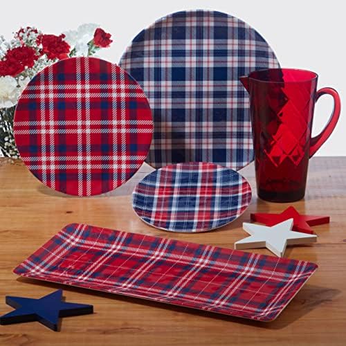 Patriotic Melamine Dinner Plates by Certified International