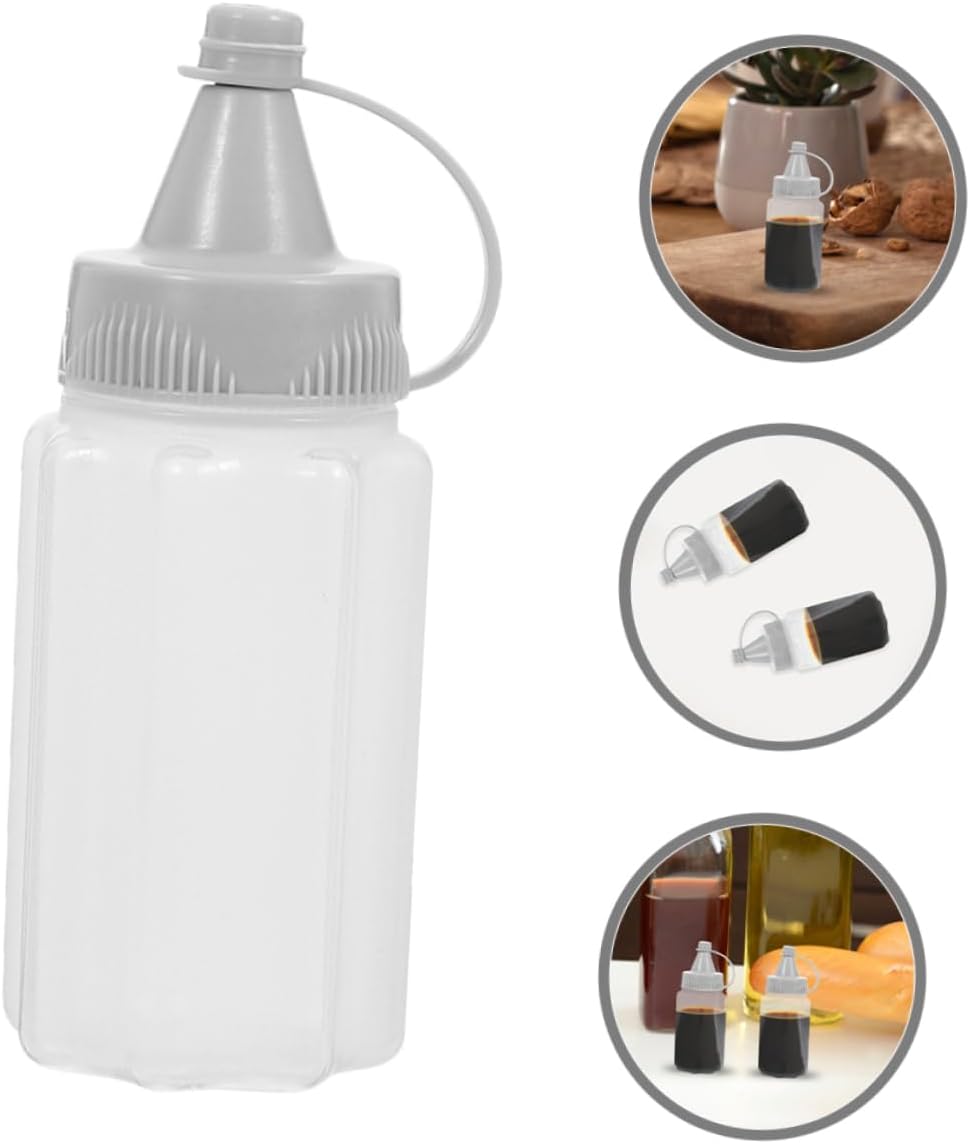 Alipis 8PCS Reusable Condiment Squeeze Bottles