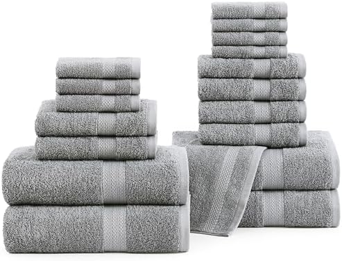 Premium Luxury Cotton Bath Set - Soft Absorbent for Your Washroom Enjoyment