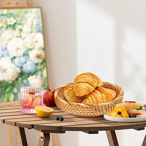 Natural Rattan Hand-Woven Small Fruit Basket