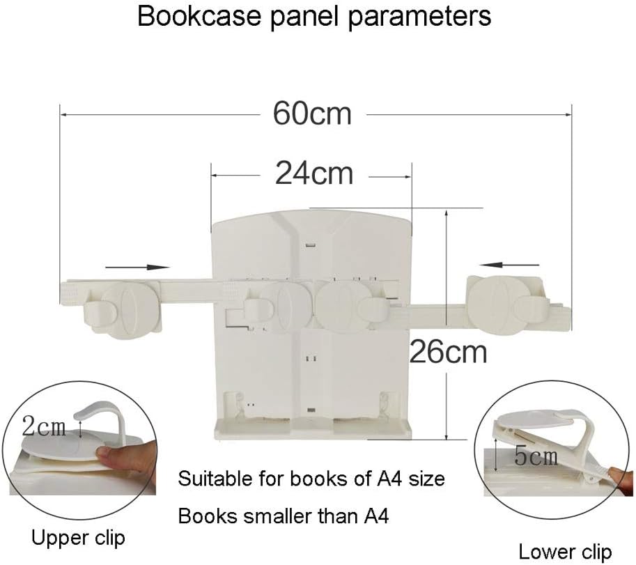 Flexible Desktop Bedside Book Stand for Reading