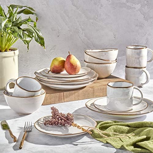 Modern Speckled Farmhouse Collection Dinnerware Set