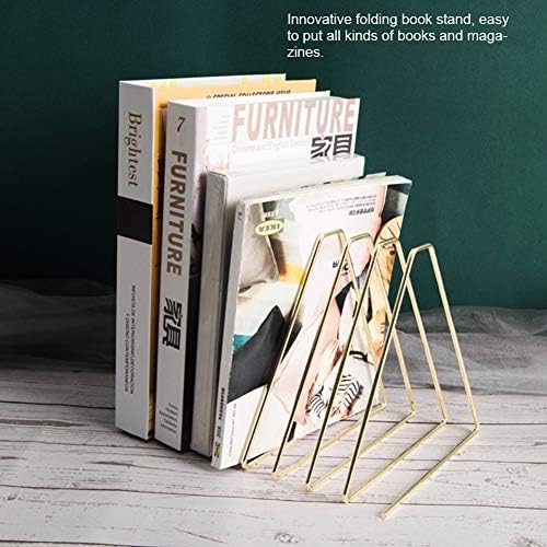 Gsycle Gold Bookends for Home Office