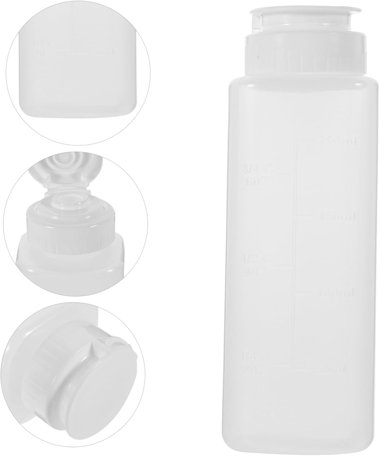 Cabilock Reusable Squeeze Bottle 300ML Leak-Proof Oil Dispenser