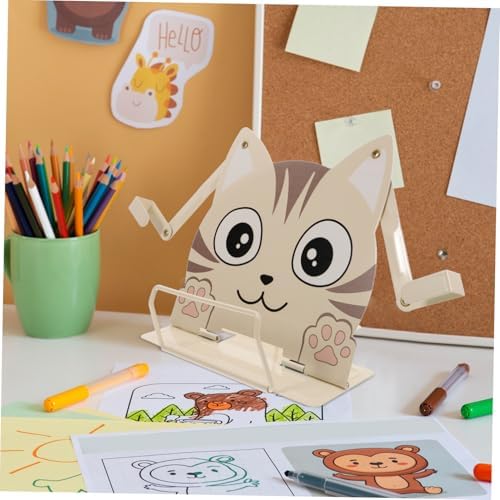 Fun Multi-Functional Kids Bookstand with Cartoon Animal Design