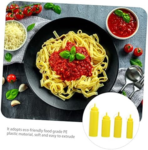 FELTECHELECTR 8pcs Tomato Sauce Squeeze Bottles for Condiments Kids-friendly Design