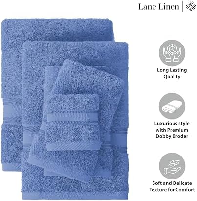 Luxury Bath Towels Set 12 Piece soft quick dry 100 cotton