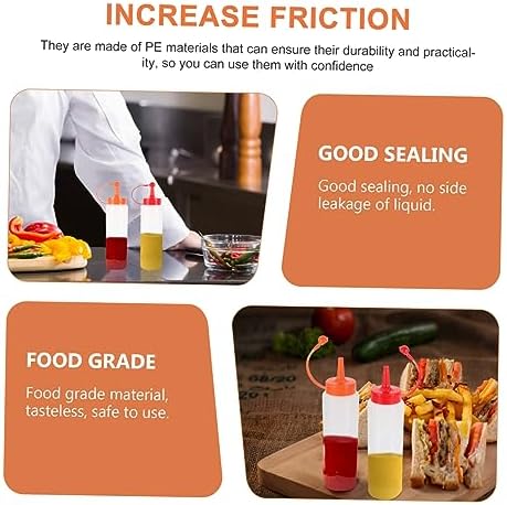 Cabilock Squeezing Sauce Bottles Set of 2