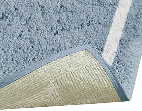 Madison Park Evan Bath Rug 20x30 Blue