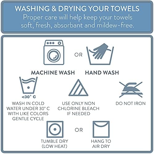 NY Loft 100 Cotton Towel Set 6 Piece