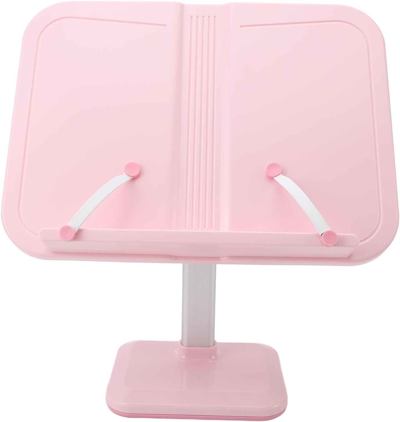 Generic Pink Read Cling Book Stand for Desktop Lap Use