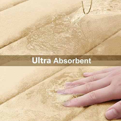 Buganda Memory Foam Bath Mat for Bathroom Shower Tub Soft Durable
