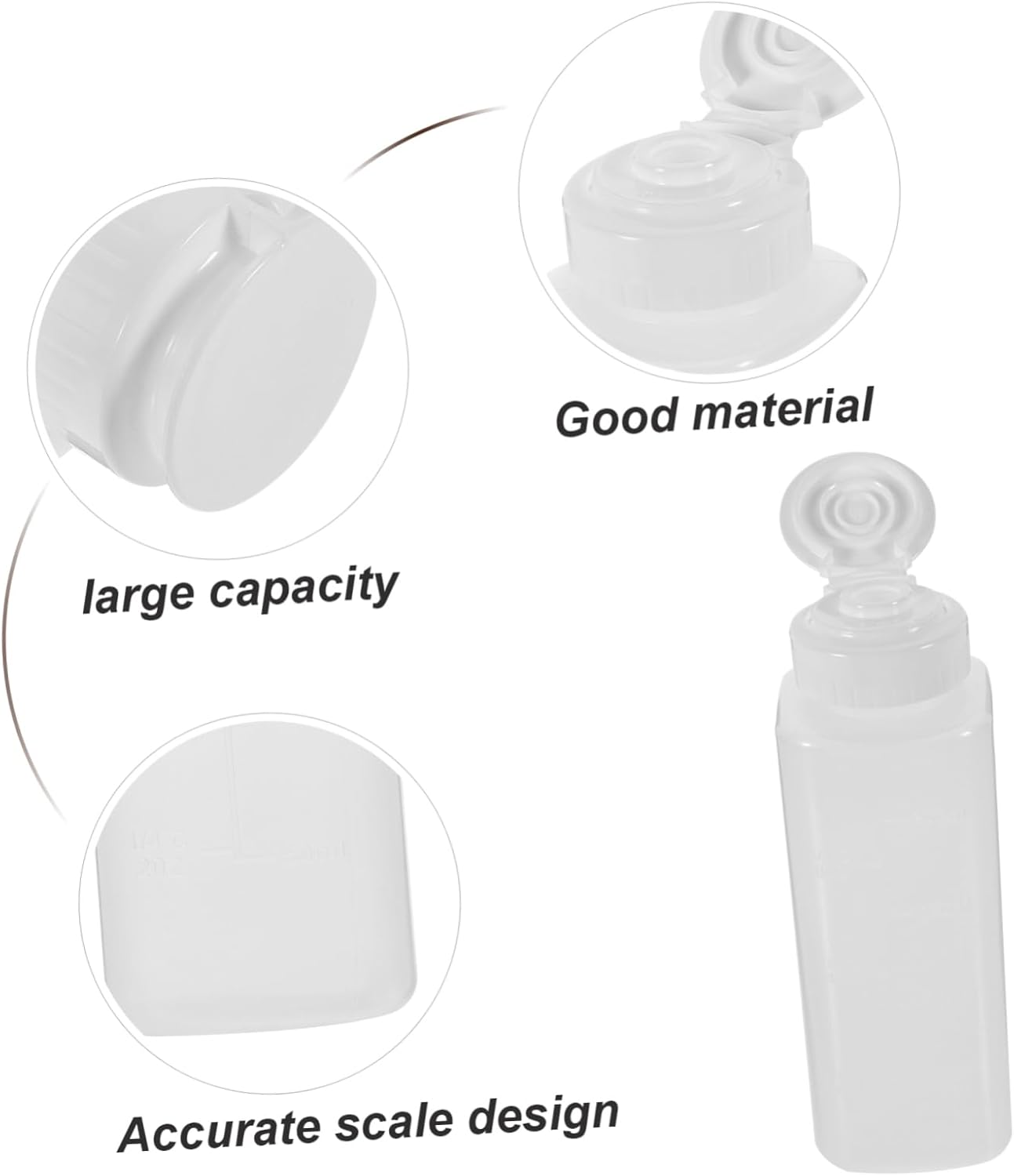Cabilock Reusable Squeeze Bottle 300ML Leak-Proof Oil Dispenser