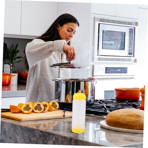 Cabilock Dual-Head Sauce Bottles - Portion Control No-Spill