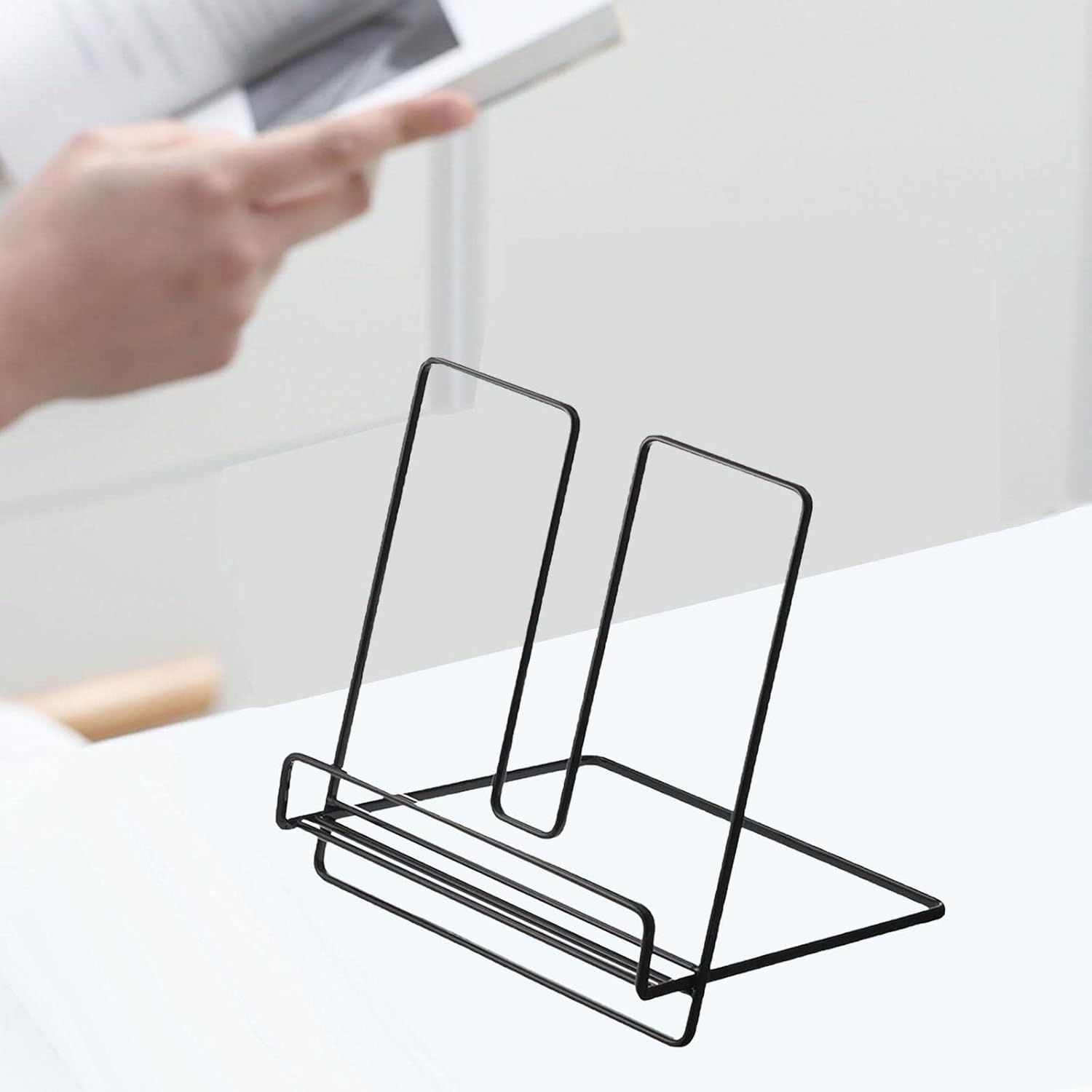 Portable Metal Recipe Book Stand