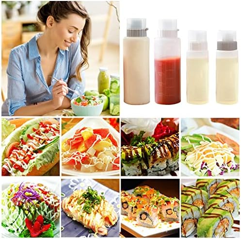 5 Hole Leak-proof Condiment Squeeze Bottle 350ML
