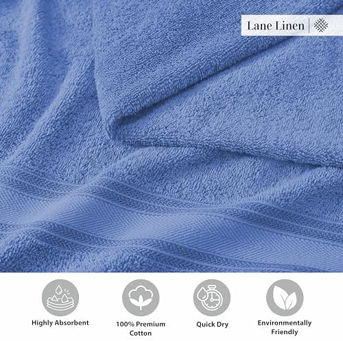 Luxury Bath Towels Set 12 Piece soft quick dry 100 cotton
