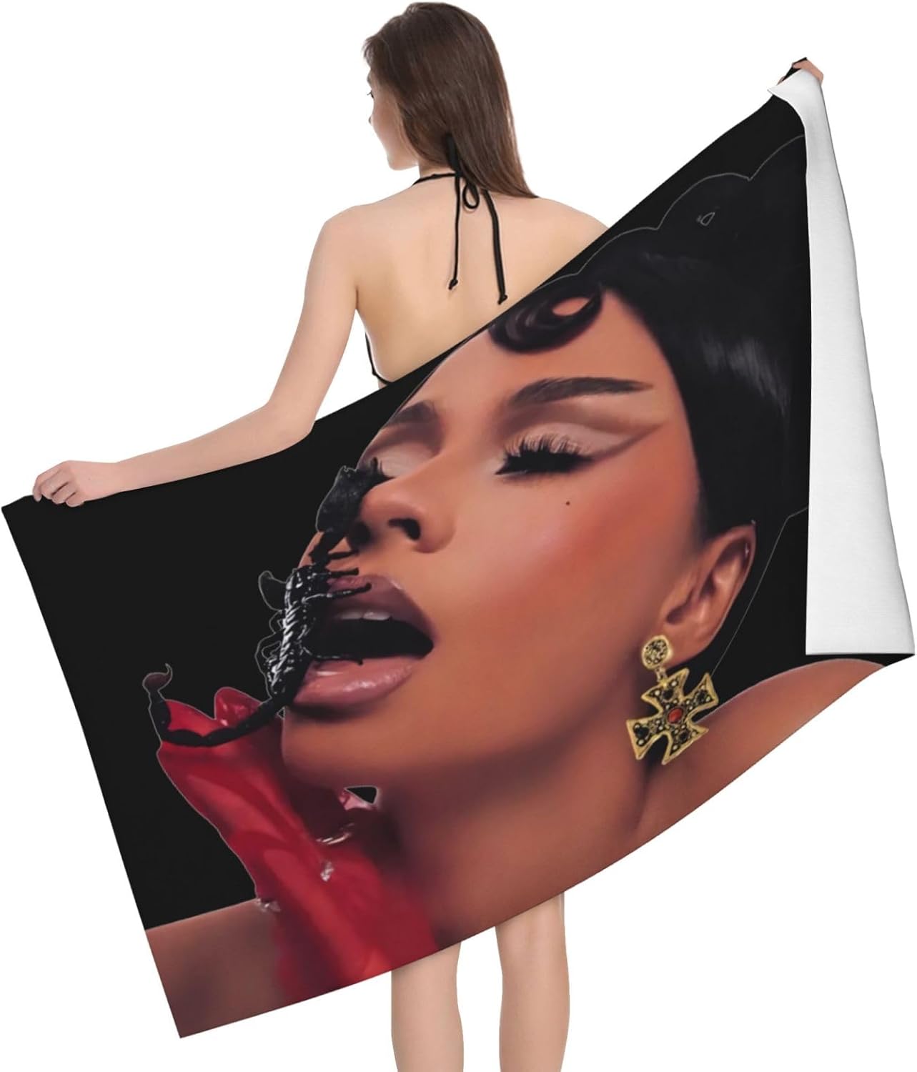 Mariah The Music Scientist Microfiber Bath Towel for Home Fitness