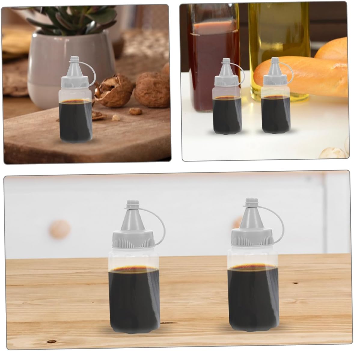 Reusable Kitchen Squeeze Bottles 30ml