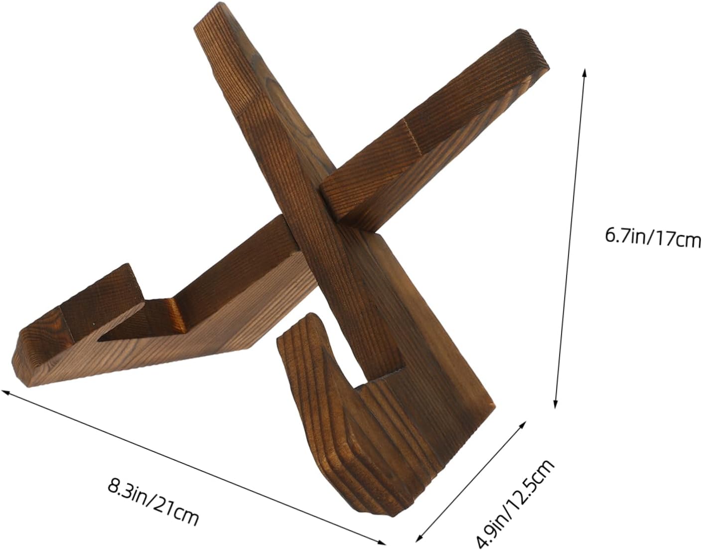 Sturdy Kitchen Book Holder Desk Wooden Recipe Stand