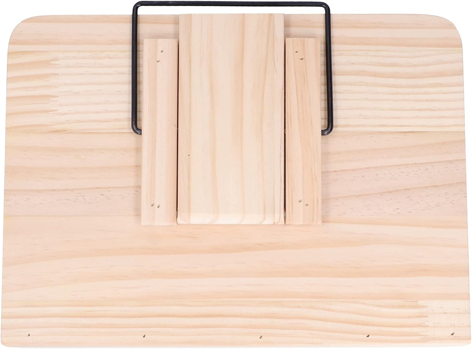 Adjustable Wood Book Stand for Tablets Cookbooks and More