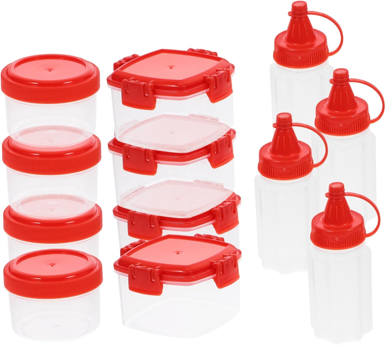 KICHOUSE Mini Sauce Dispenser Set