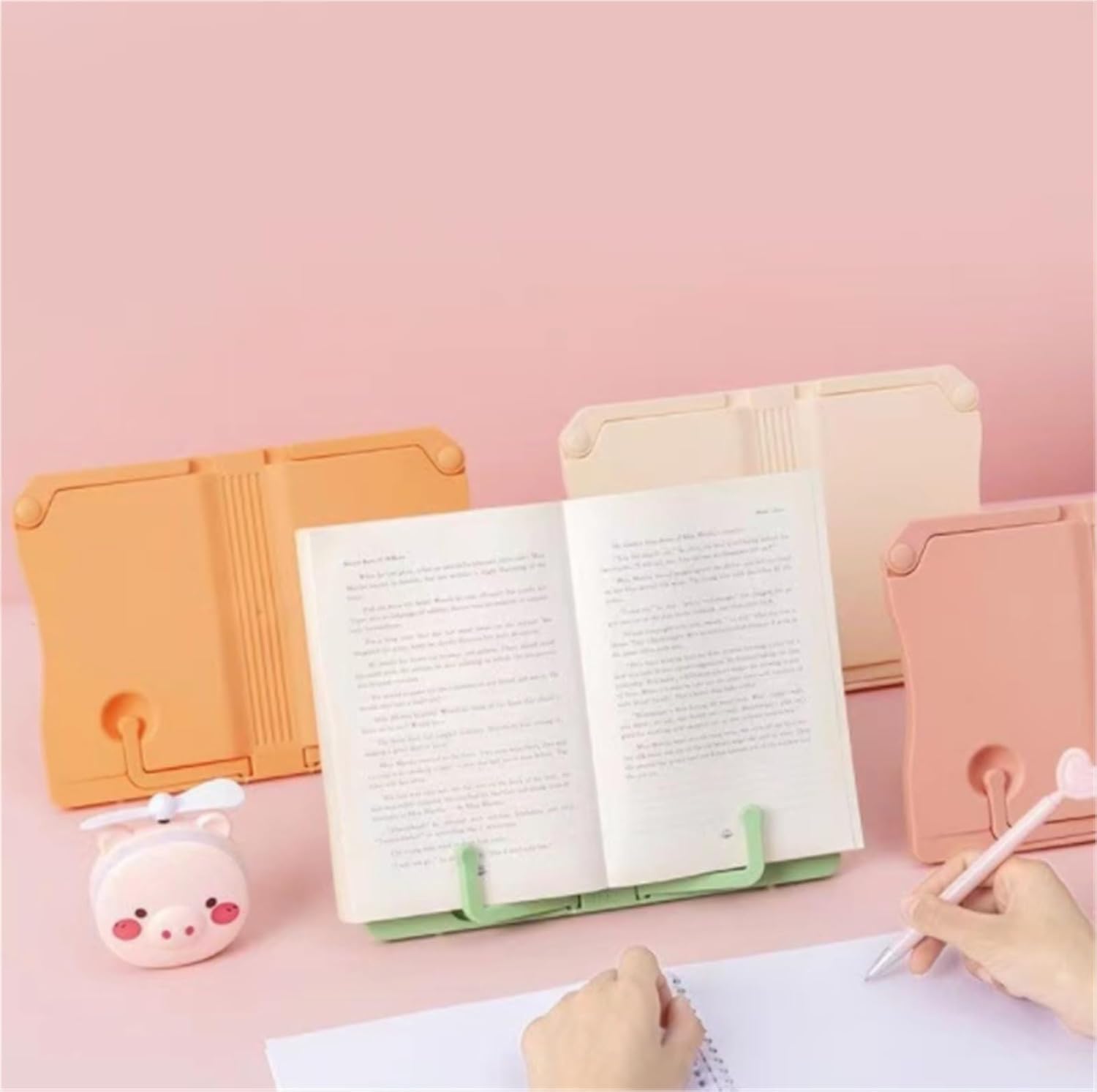 QUQUQ Adjustable Recipe Book Holder