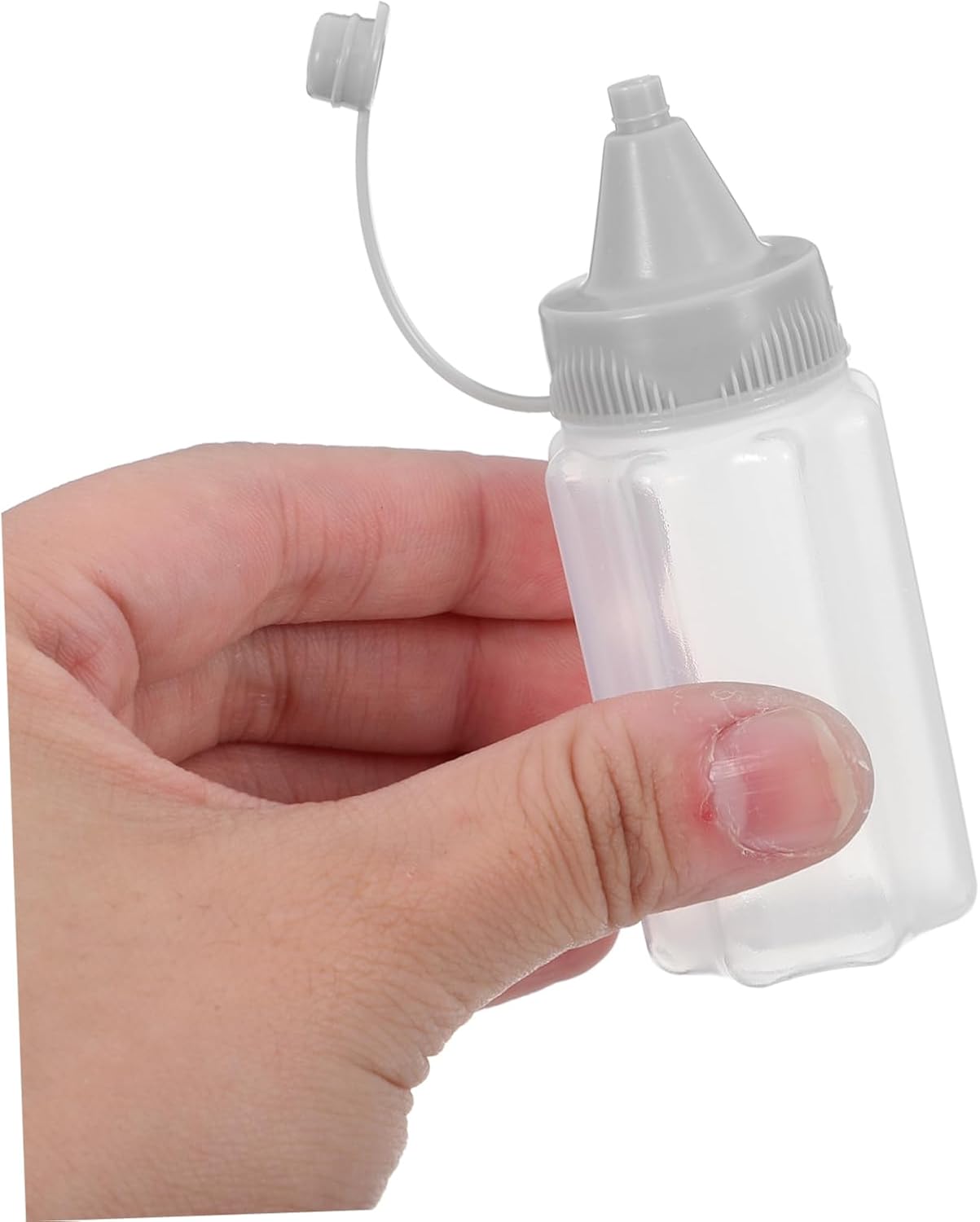 SHOWERORO 4pcs Reusable Condiment Squeeze Bottles