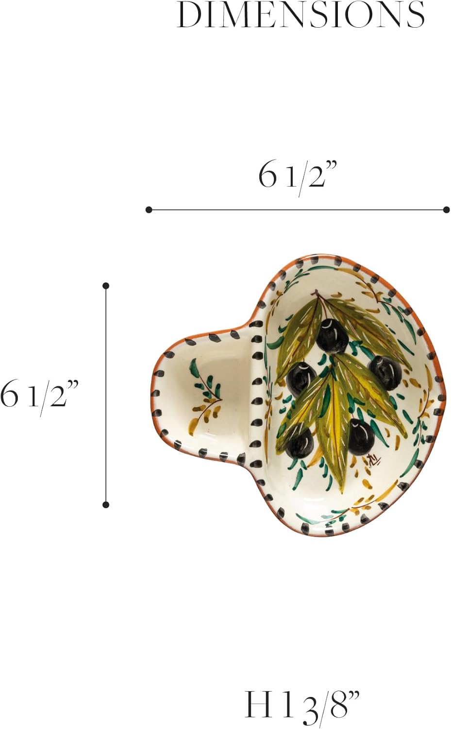Natural Beauty 7 Dinner Plate - Earthenware Dishware Perfect for Dining