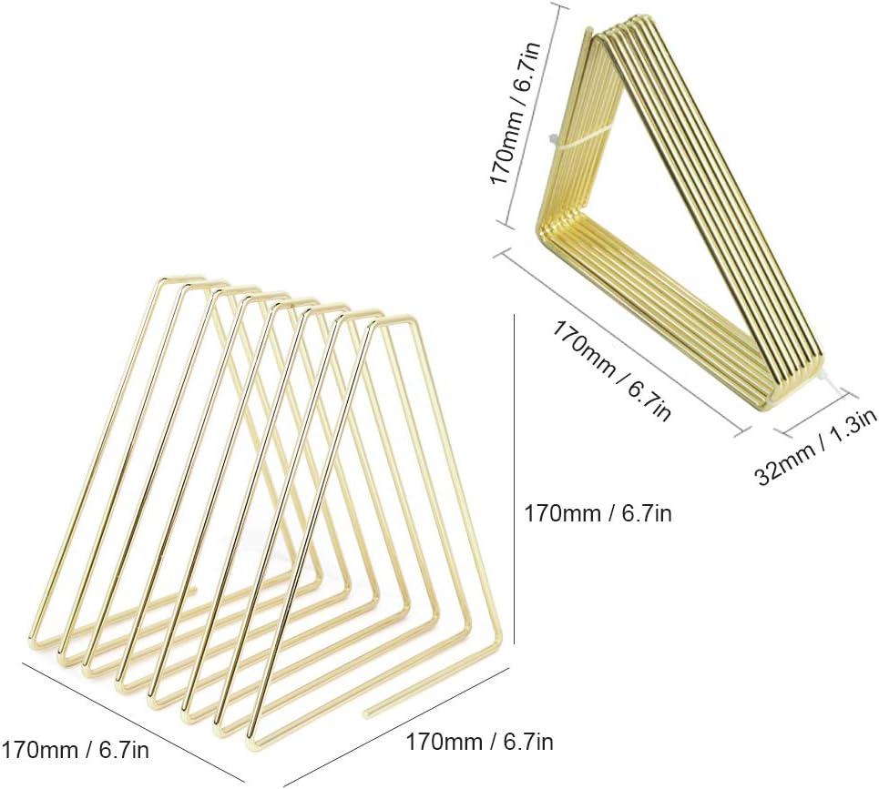 Gsycle Gold Bookends for Home Office