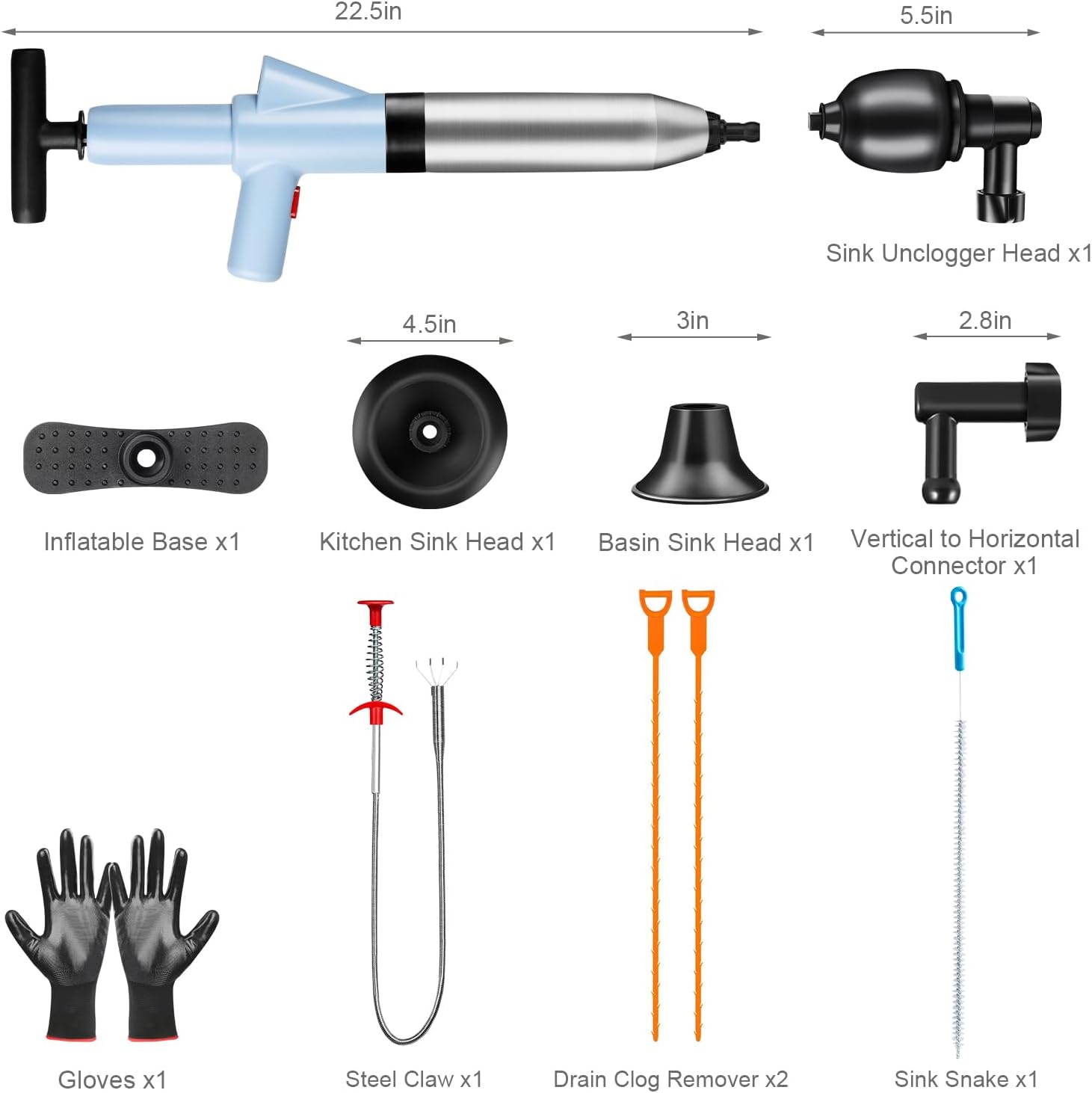 Effortless Toilet Plunger - WOHPW